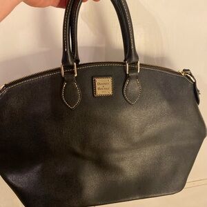 Dooney & Bourke Black Leather Satchel